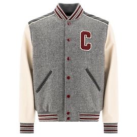 Céline Classic Teddy Jacket in Wool Tricot Brown
