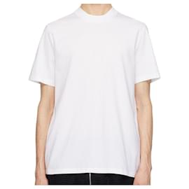 JIL SANDER Weißes Basic T-Shirt Orange
