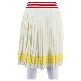 Saia com faixas Gucci Adidas Branco
