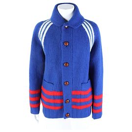 Gucci Adidas Strickjacke Blau
