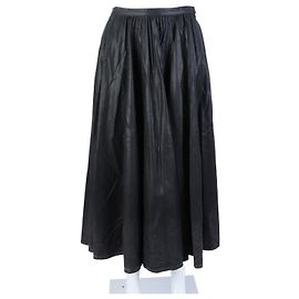 Dior Saia longa em denim Azul