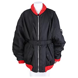 Prada Nylon-Pullover Rot