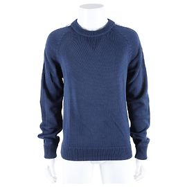 Dior Homme Langarm-Strickpullover Blau