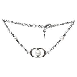 Dior Bracciale Pearl Petit CD Silver Argento