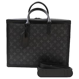 Louis Vuitton Soft Trunk Briefcase Monogram Eclipse Black