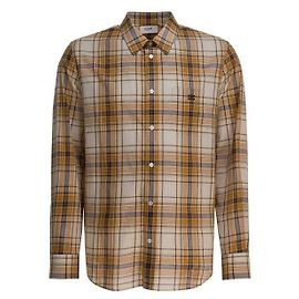 Céline Camisa holgada de algodón a cuadros claros Multicolor