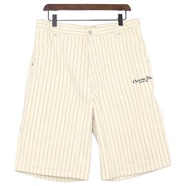 Dior Stripe Cotton Men’s Shorts White