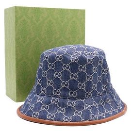 Gucci Canvas Bucket Hat Blue