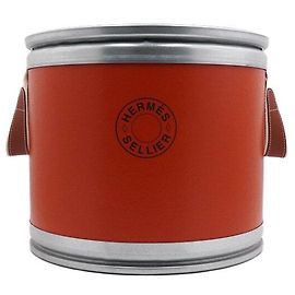 Hermès Small Saddle Box Orange Feu Orange