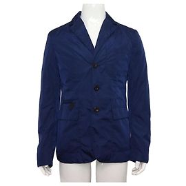 Gucci Blazer da uomo in nylon jacquard blu Blu