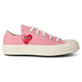Comme Des Garcons Chuck Peeping Heart Low Sneaker Pink