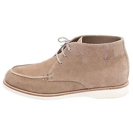 Hermès Bottines Derby mi-mollet en daim pour homme Suede Line Marron