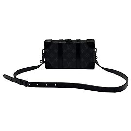 Louis Vuitton Borsa a Tracolla Monogram Eclipse Soft Trunk Wallet Nero