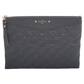 Louis Vuitton Clutch Monogram Empreinte Daily Preto