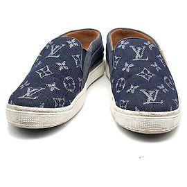 Louis Vuitton Baskets Tempo en denim monogrammé Multicolore