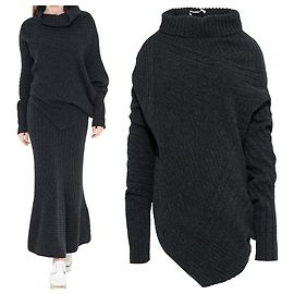 Stella Mc Cartney Asymmetrische Strickware Schwarz