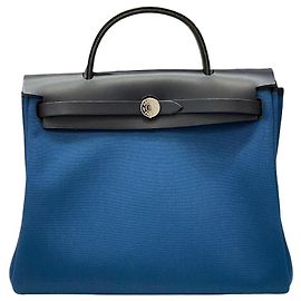 Hermès Erbek PM Navy stamp Blue