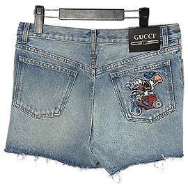 Gucci Disney Collaboration Donald Duck Denim Shorts Multiple colors