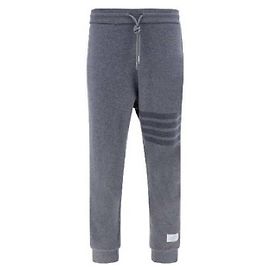 Thom Browne Pantaloni in lana loopback Marrone