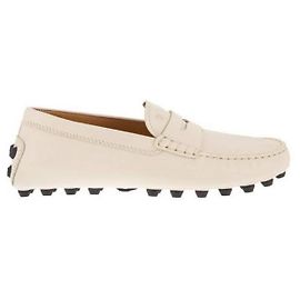 Tod's Leather Gommino Bubble White