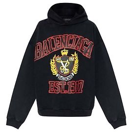Balenciaga Moletom DIY COLLEGE Ajuste Médio Multicor