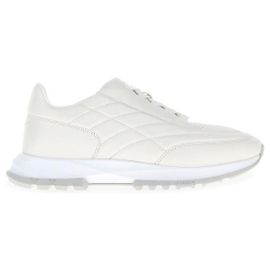 Givenchy Tênis Trainer em couro envelhecido Branco