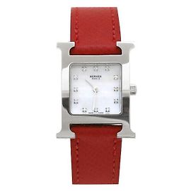 Hermès Acier, Nacre, Diamant Rouge