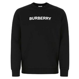 Burberry Sudadera de algodón con logotipo impreso Multicolor