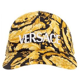 Versace Cappellino da Baseball Barocco Logo D'oro