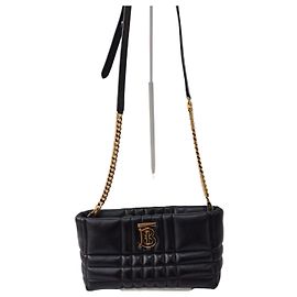Burberry Mini borsa a tracolla TB Lola Gold Chain Argento