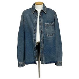 Off White Denimhemd Blau