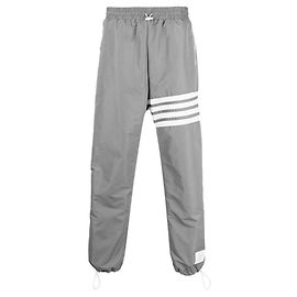 Thom Browne Mesh Asymmetric Track Pants Brown