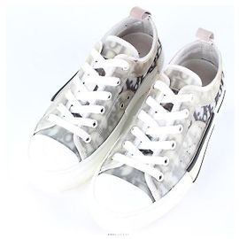 Dior Oblique Low-Top Sneaker Silber