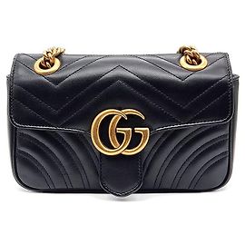 Gucci Mini borsa a tracolla trapuntata Nero