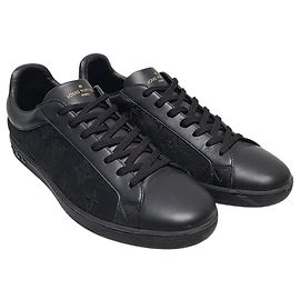 Louis Vuitton Schwarze Monogramm Sheer Luxembourg Sneaker Schwarz