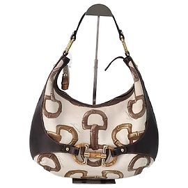 Gucci Borsa hobo a tracolla in bambù Multicolore