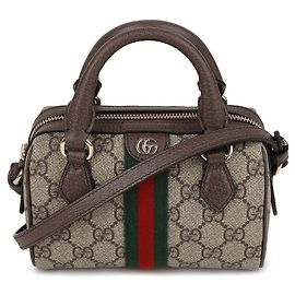 Gucci Mini bolsa Boston Marrom
