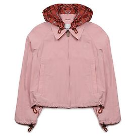 Burberry Jaqueta curta com capuz Rosa