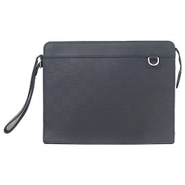 Louis Vuitton Nouvelle Pochette Damier Infini en cuir Black Noir