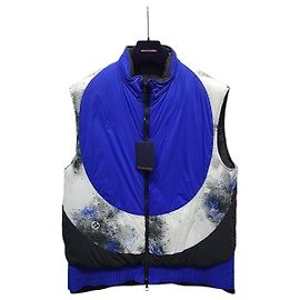 Louis Vuitton Blue Monogram Circle Reversible Padded Vest Blue
