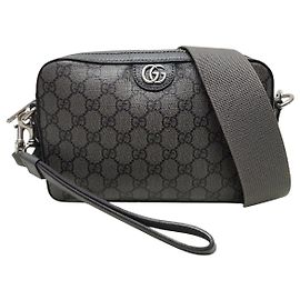 Gucci Borsa a tracolla Ophidia GG Supreme Grigio Nero Marrone