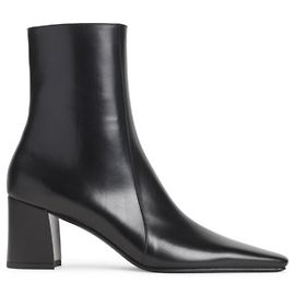Saint Laurent Botas RAINER em couro liso Preto