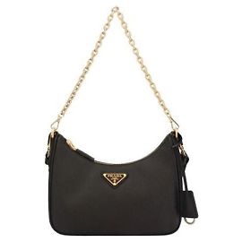 Prada ReEdition Saffiano Leather Mini Bag QOM NZV Black