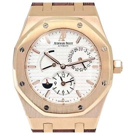 Audemars Piguet Relógio Royal Oak Dual Time Gold Rosa