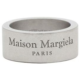 Maison Martin Margiela Logo Ring Silber