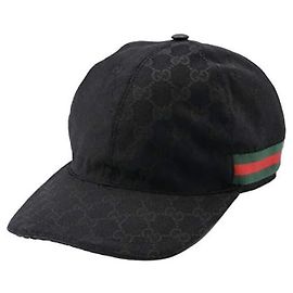 Gucci GG Canvas Baseball Cap Schwarz