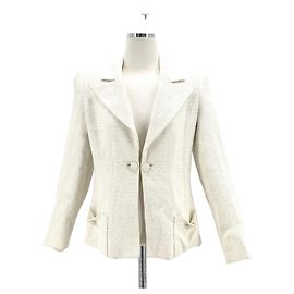 Chanel Tweed Jacket White