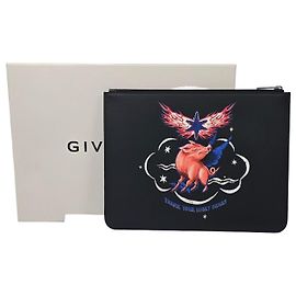 Givenchy Pochette en cuir COCHON Multicolore