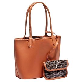 Goyard Mini Sac Anjou Marron (Black Tan) Rouge