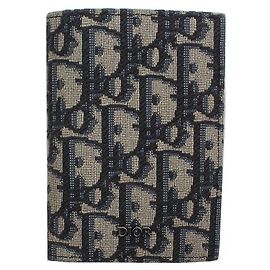 Dior Portacarte Oblique da uomo Nero